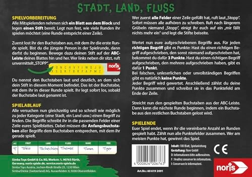 City, Country, River - Game Block - 8 years and up