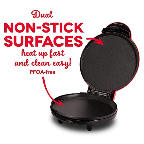 Express Round Griddle - 8” Red 760 watt