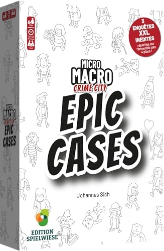 Epic Cases Micro Macro - 3 XXL Investigations Investigation Game (French)