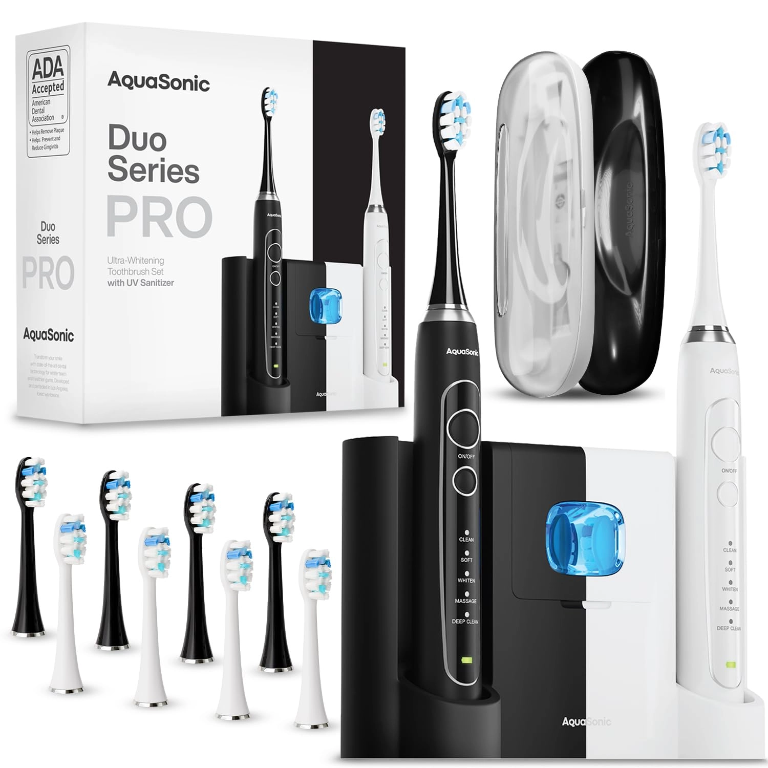 Risun Duo Series PRO UV - 2 Count 10 ProFlex Brush Heads