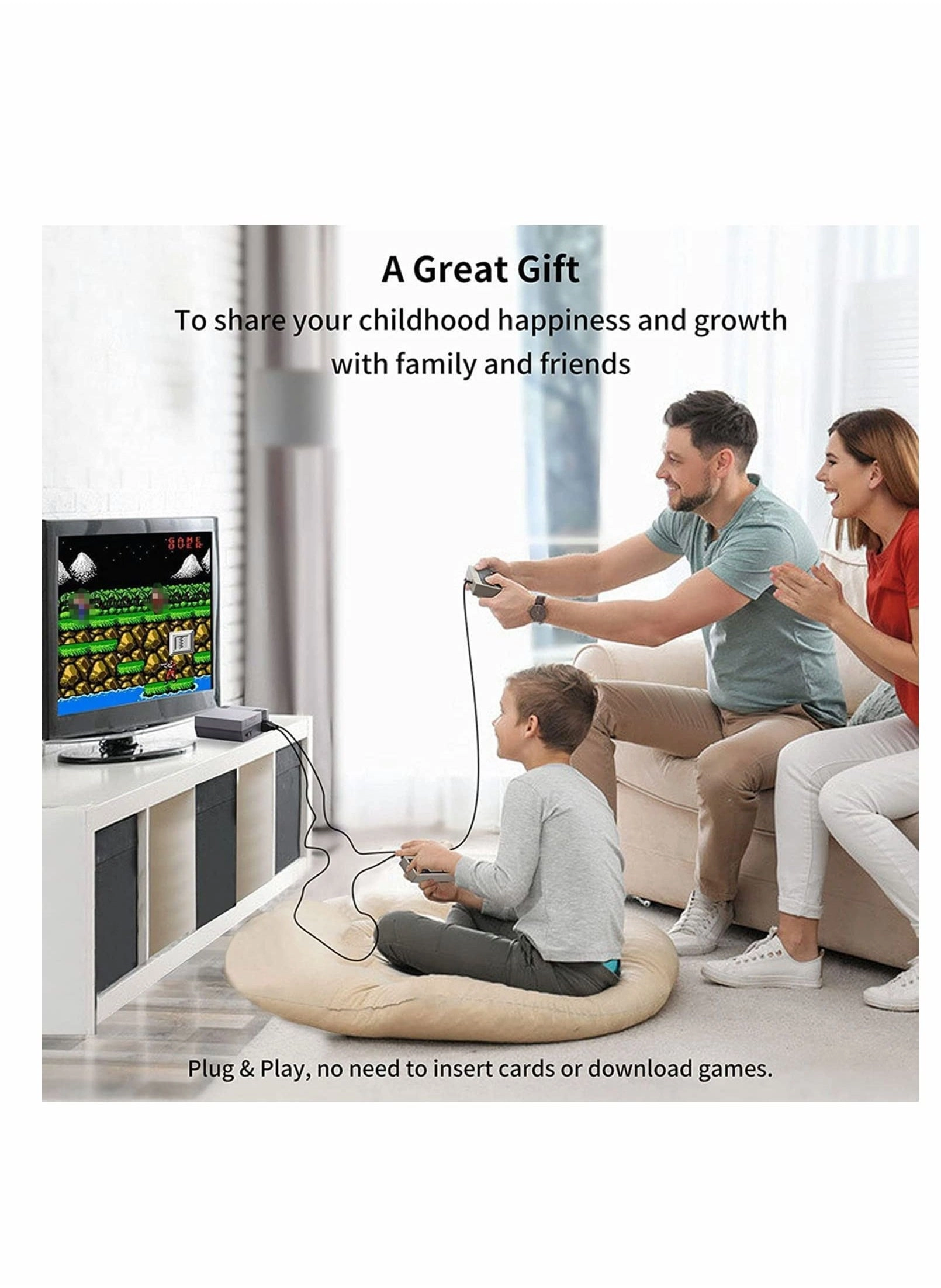 Classic Mini Retro Game Console - 620 Built-in Games 2 Controllers