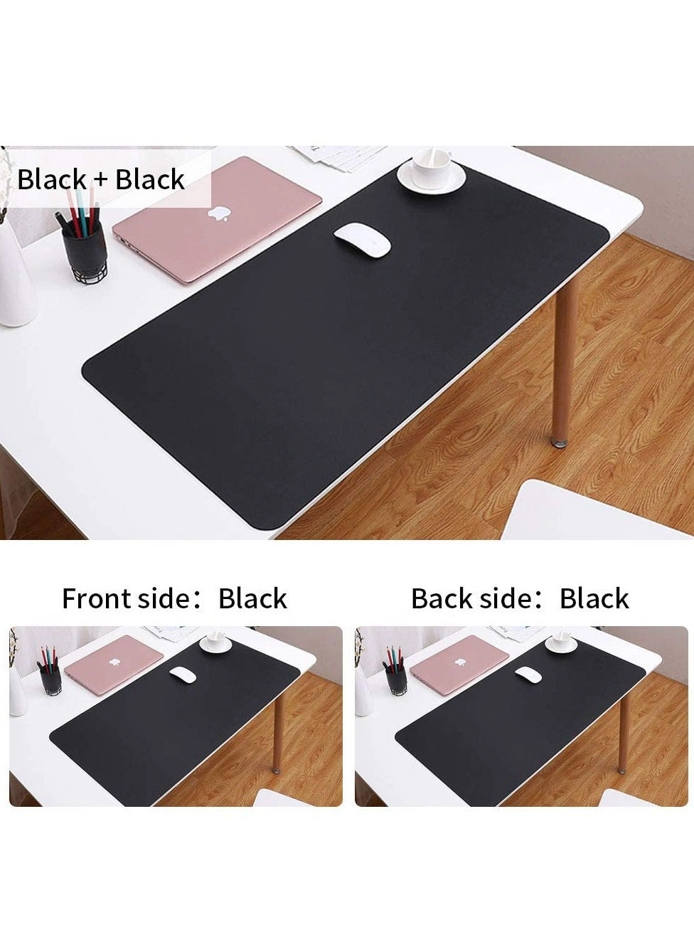 20239192 Large PU Leather Gaming Mouse Pad - 80x40 cm