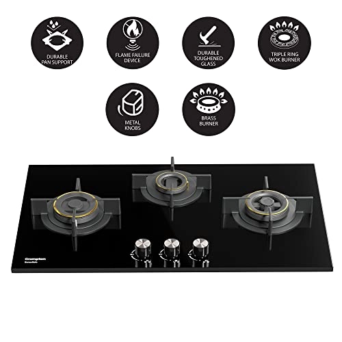 SensoSafe HOB-SSHB783-MBL Gas hob