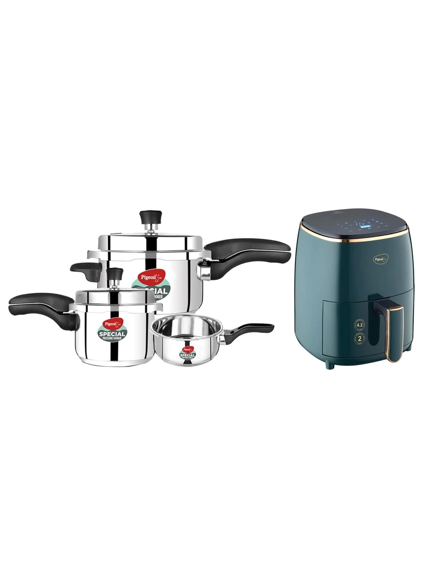 Healthifry Digital Air Fryer + Special Pressure Cooker