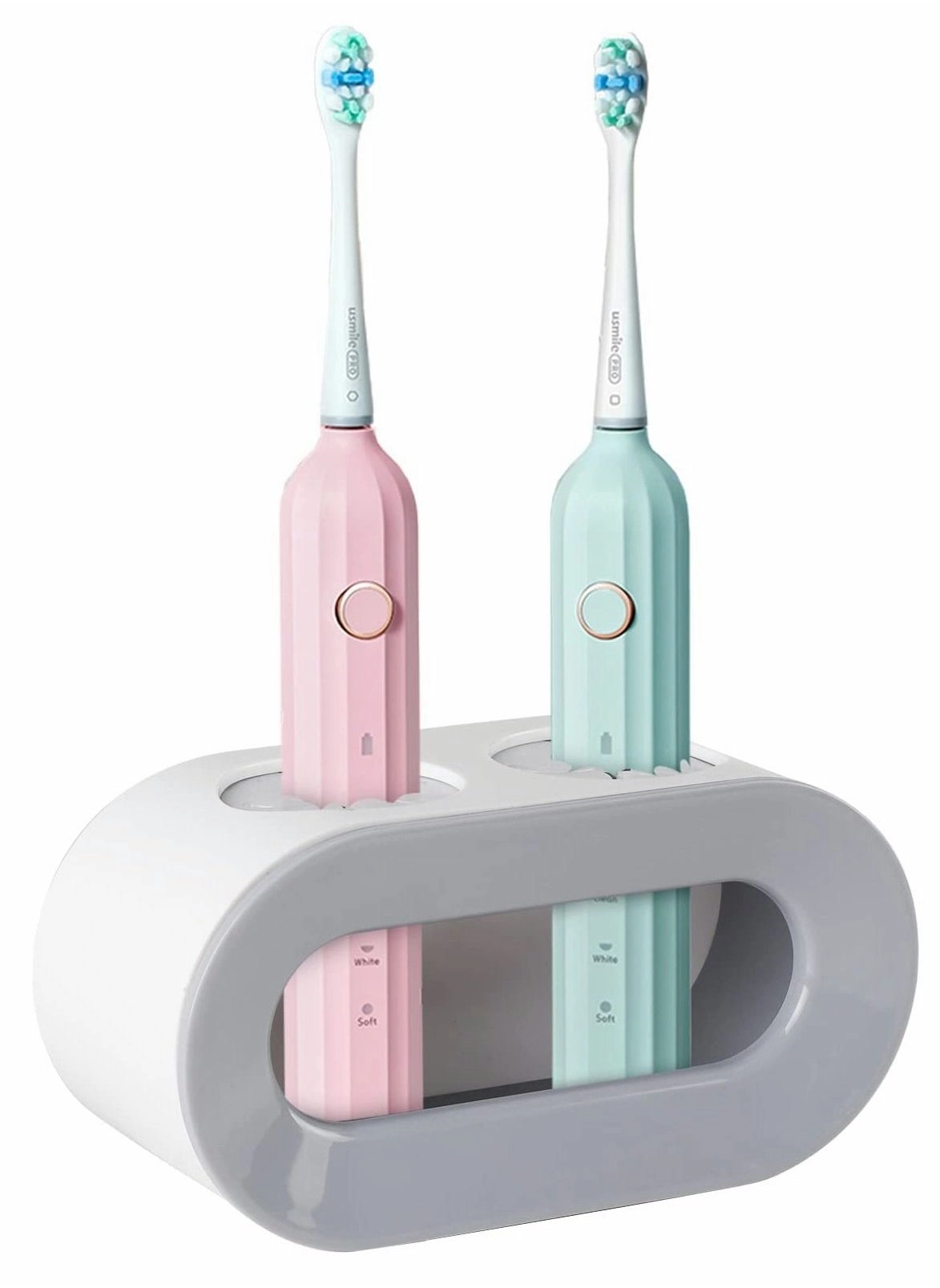 Toothbrush Holders - 2 Wall Mounted