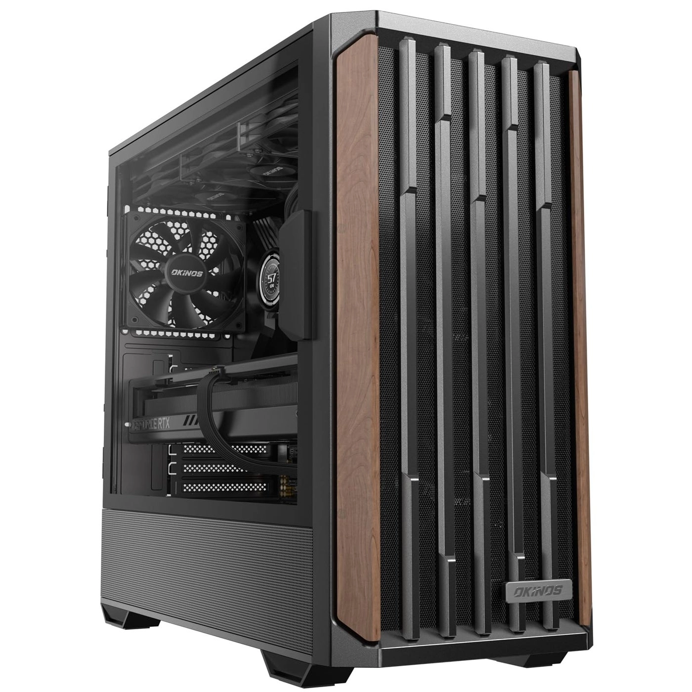 Okinos Cypress 7 - Magnetic Tempered Glass Side Panel ATX