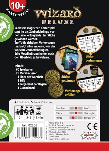 Wizard Deluxe - Card Game (German)