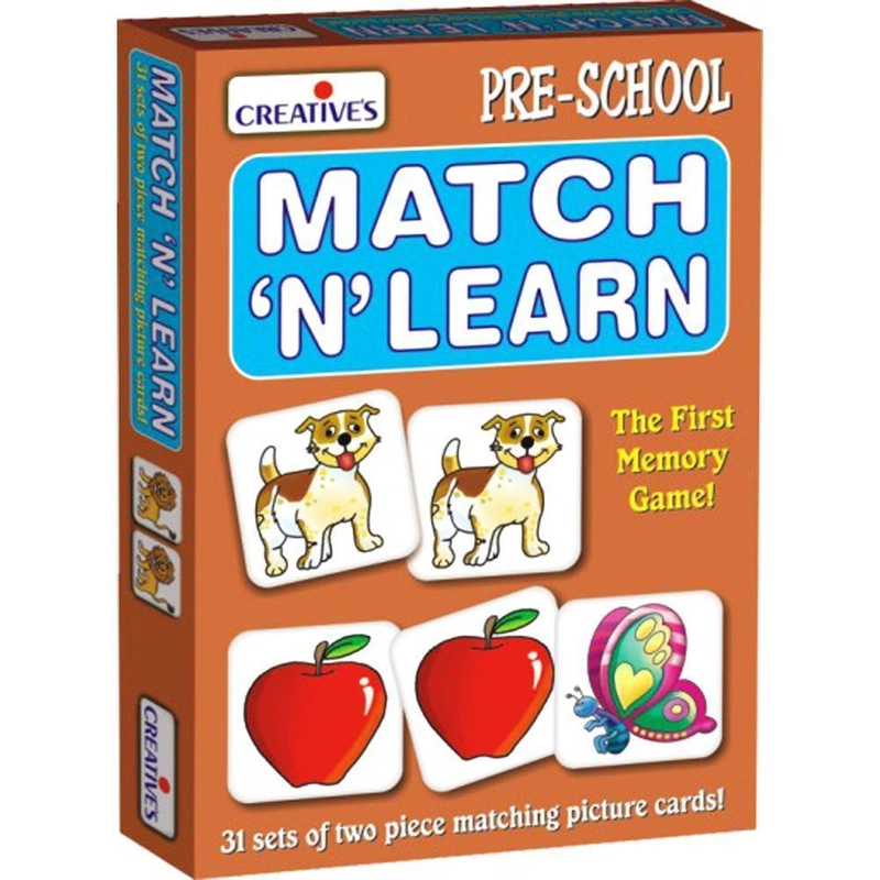 Match N Learn - 3 years and up 62 pieces