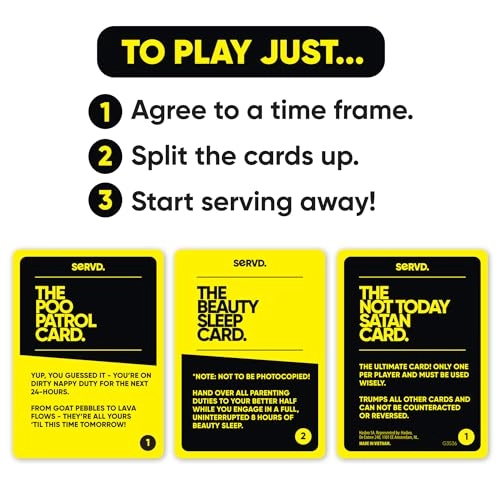 SERVD Newborn Parents Edition - Card Game