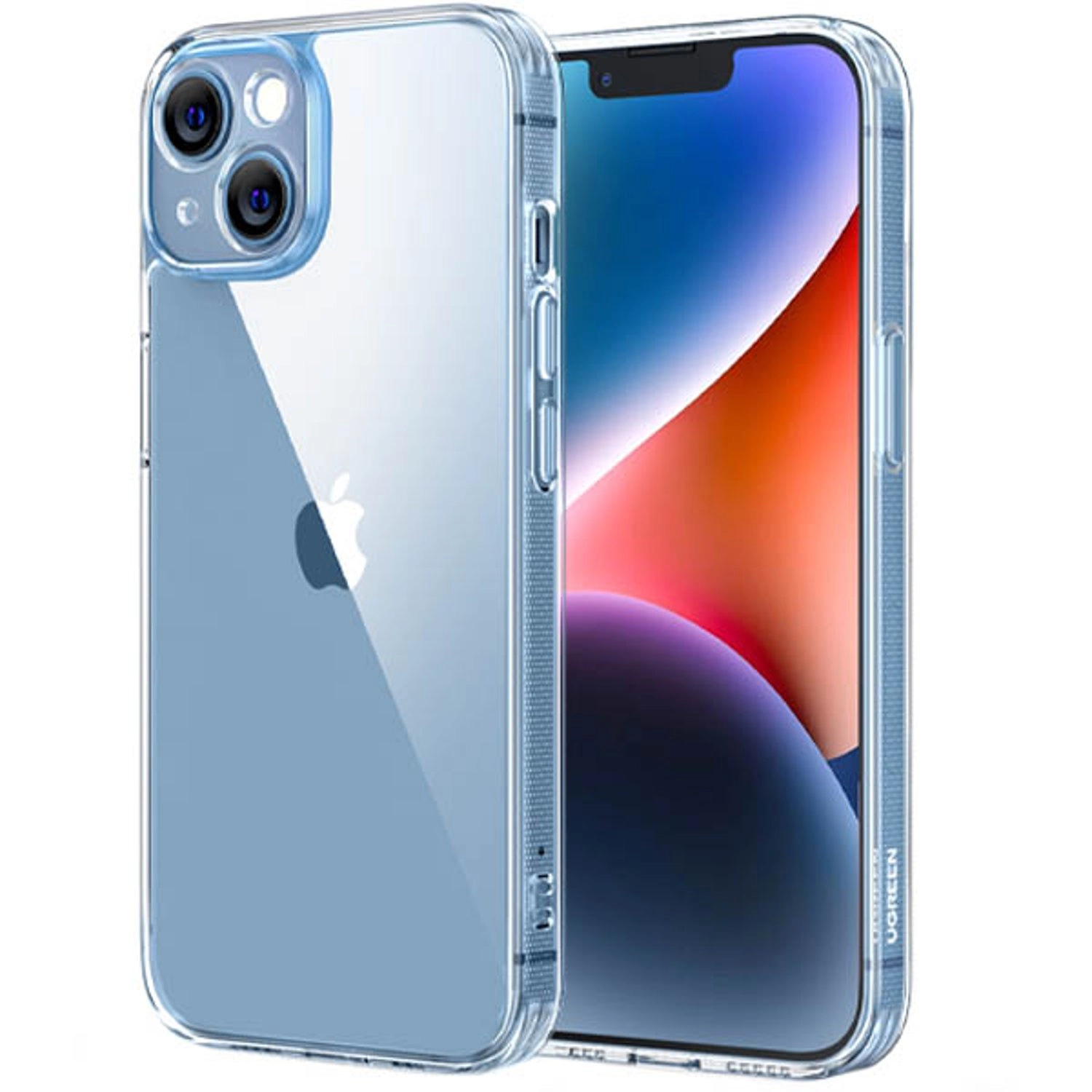 Ugreen Magnetic Clear Case Back Case for iPhone 14 Plus