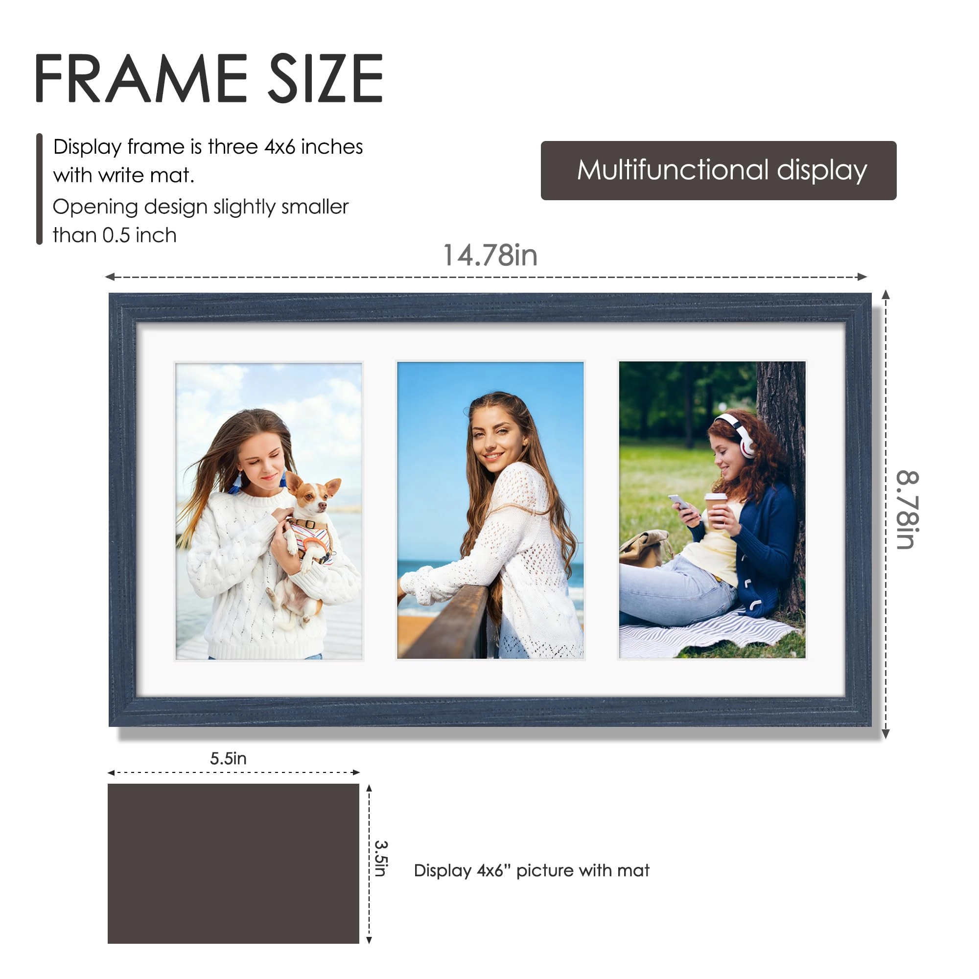 Collage Picture Frame - 8x14 3