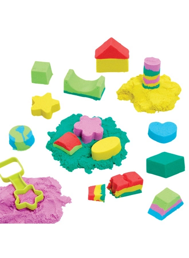 Cut N Crunch - Sand Playset 6×100g coloured sand