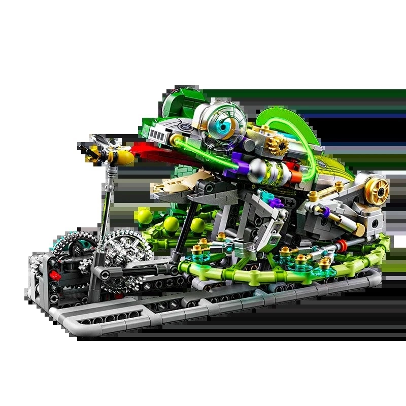 Bluejw Semi-Mechanical Frog (13058) - MOC Educational Toy