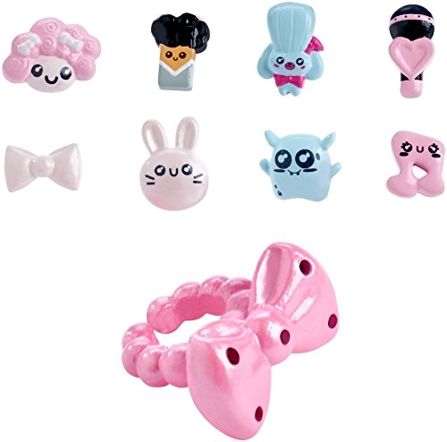 Kuu Kuu Harajuku Charms - Pink Red Plastic Ages 5+