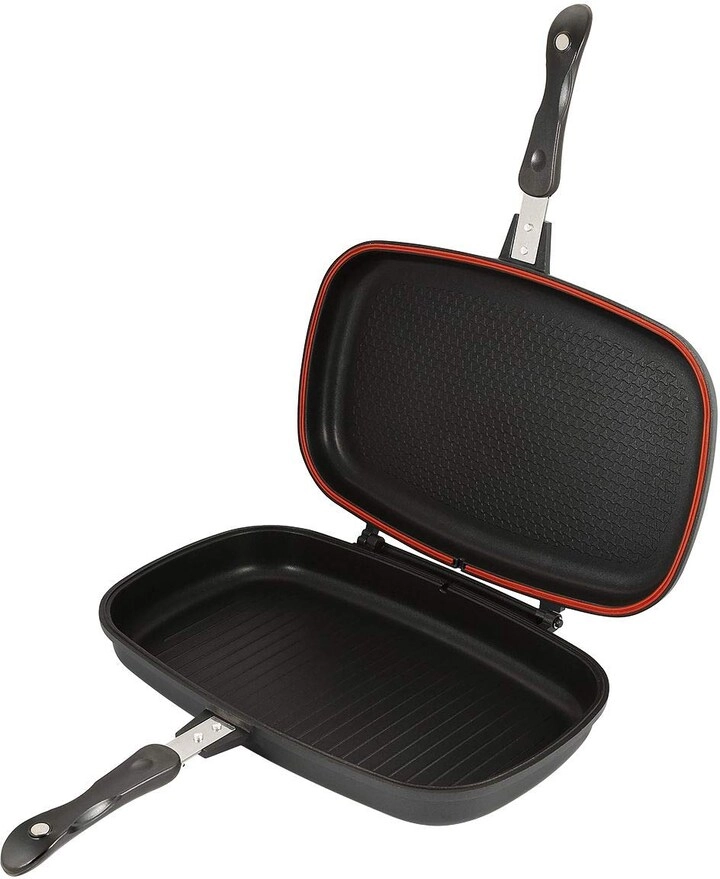 DESSINI Two-Sided Double Grill Pressure Pan - 6X15X8cm Non-Stick
