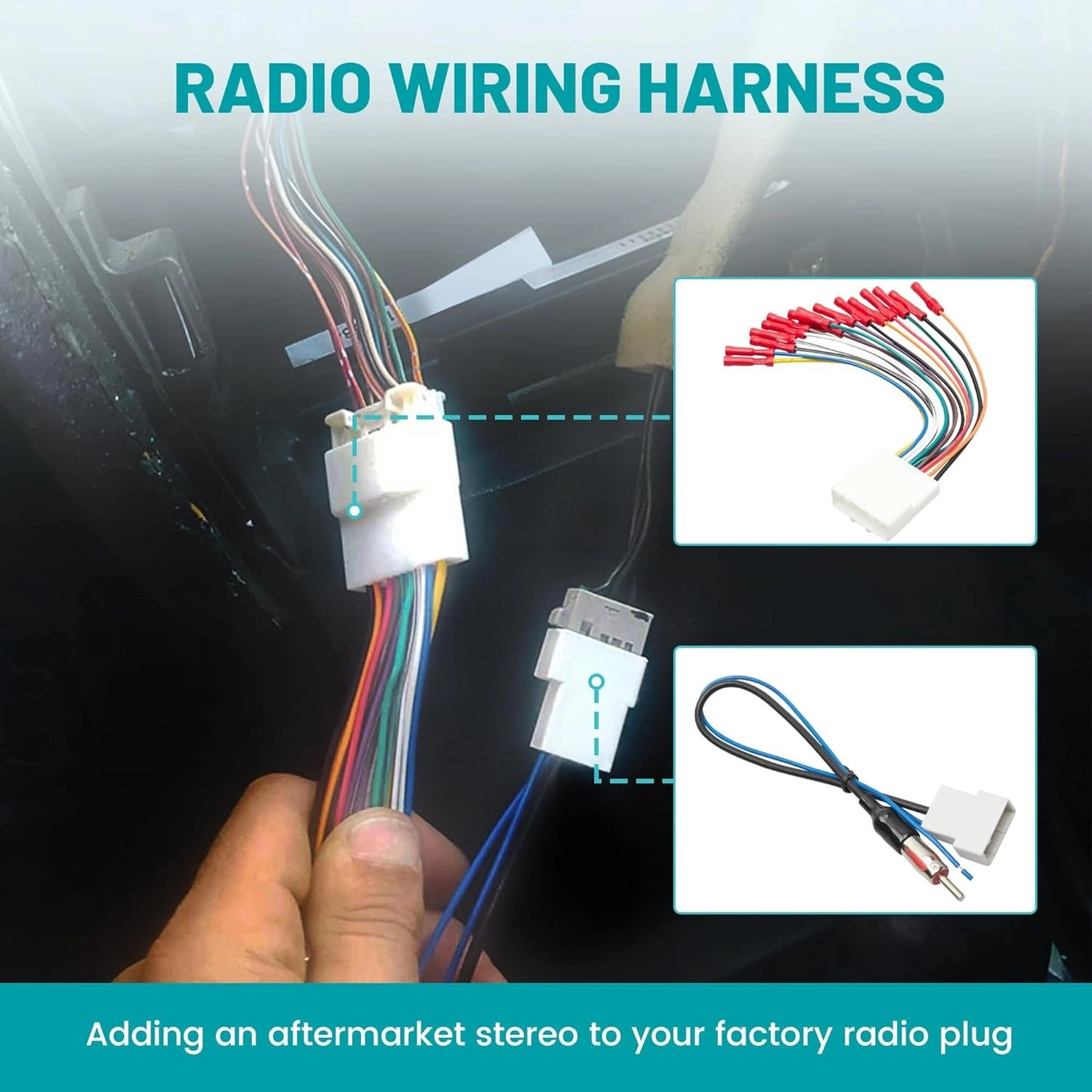 Double DIN Radio Dash Kit - Nissan Altima 2007-2012 Non Digital A/C Climate Control
