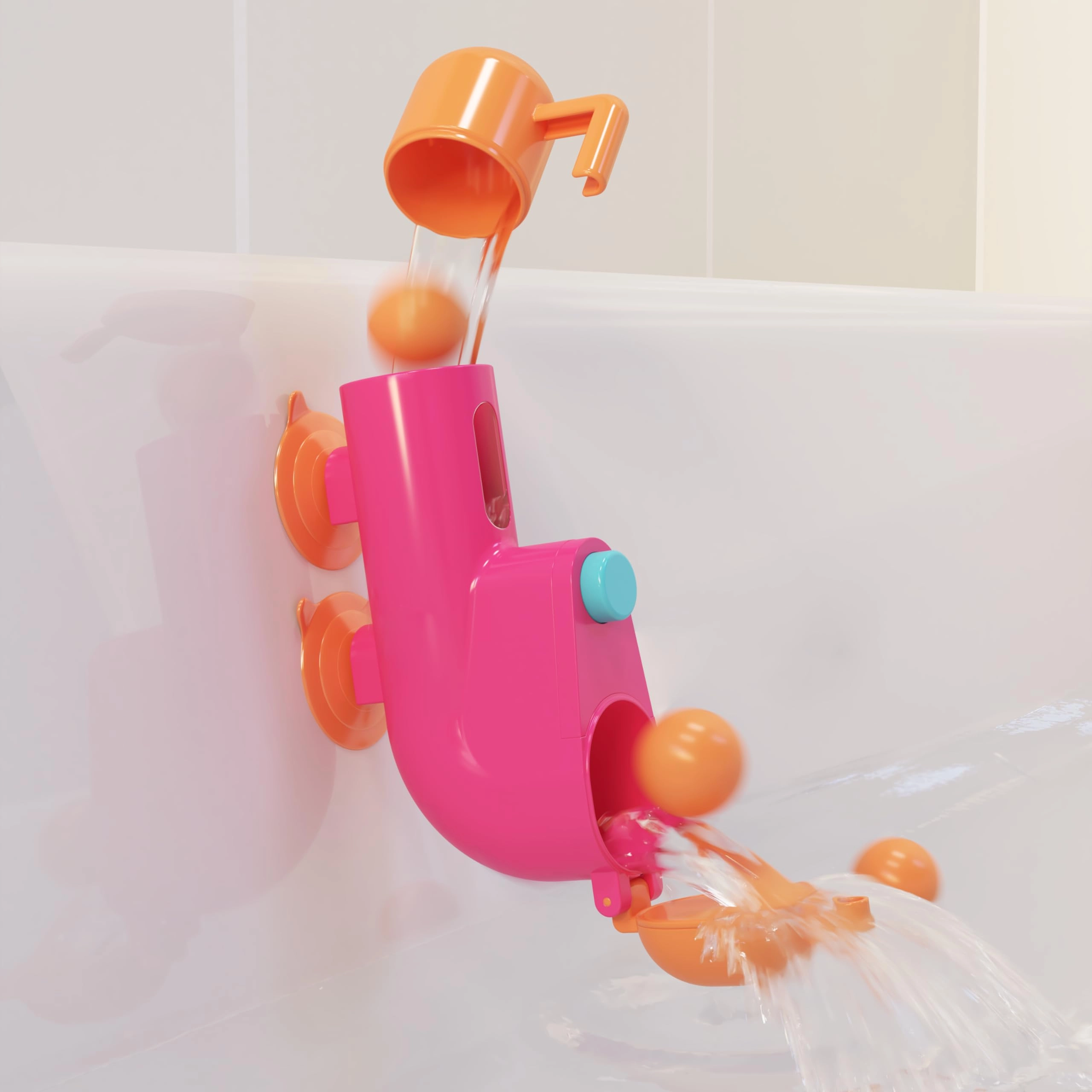 Inspiration Play Fill N' Splash Submarine - Small Pink