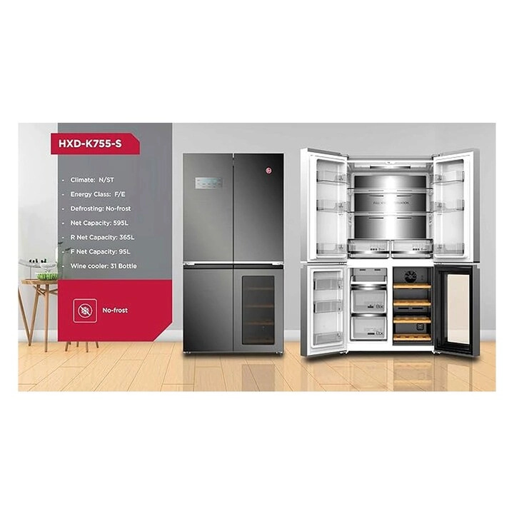 Bottom Mount Freezer Refrigerator HXD-K755-S