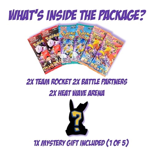 Team Rocket - 2X Japanese + Heat Wave - 2X Japanese + Battle Partners - 2X Japanese