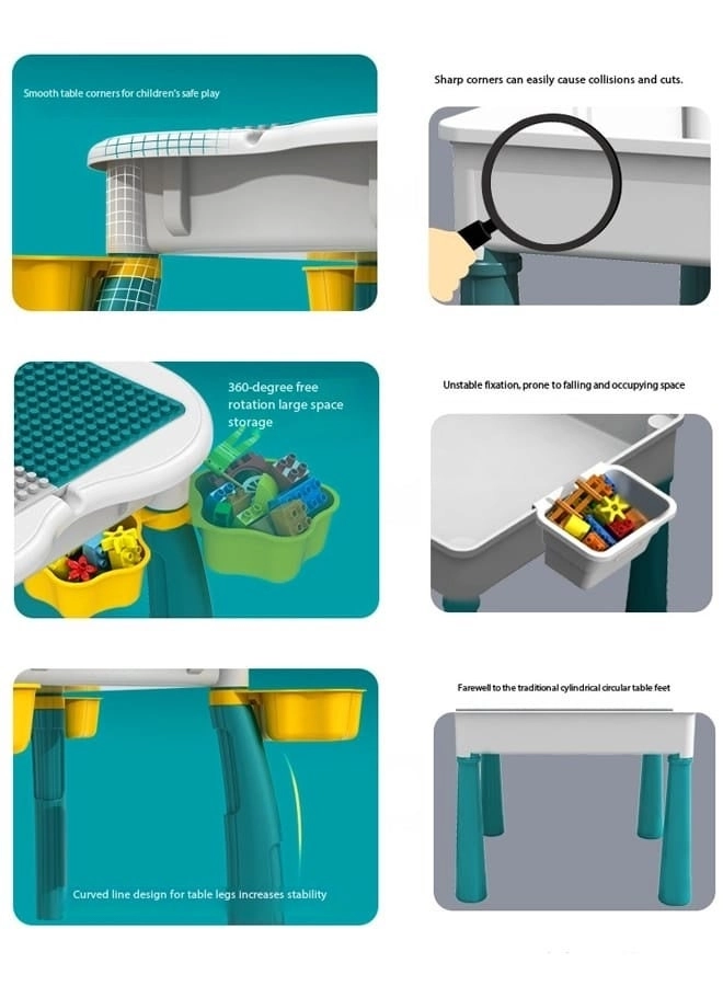 Multifunction Game Table - 2+ Years 150 pieces Set