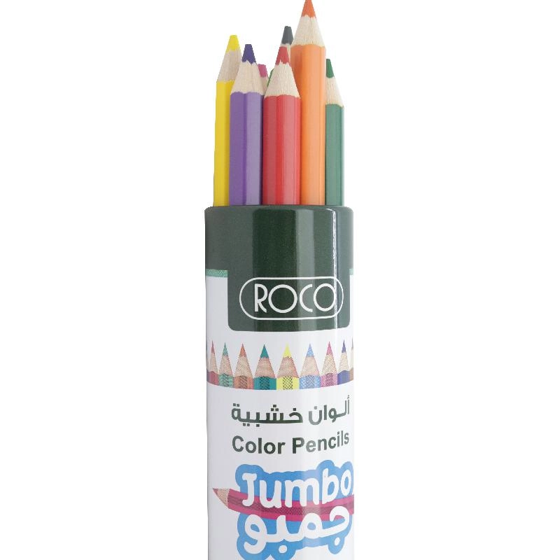 Jumbo Color Pencil Set - 12 Colors