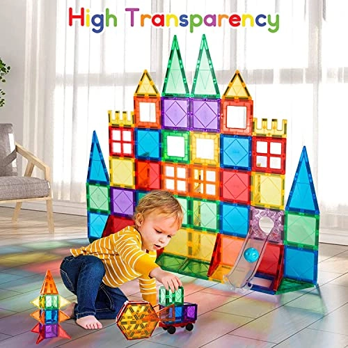 Magnetic Tiles - 76 pcs