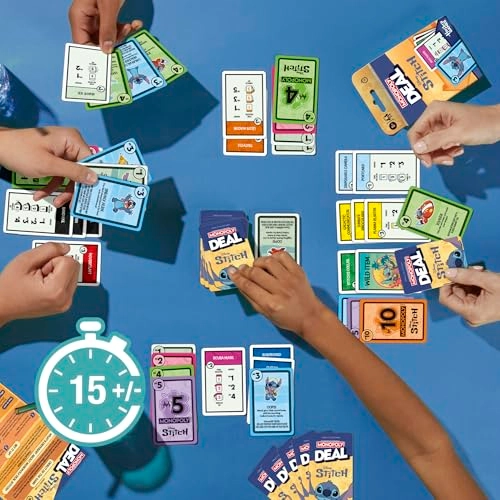 Monopoly Deal: Disney Stitch Edition - Card Game