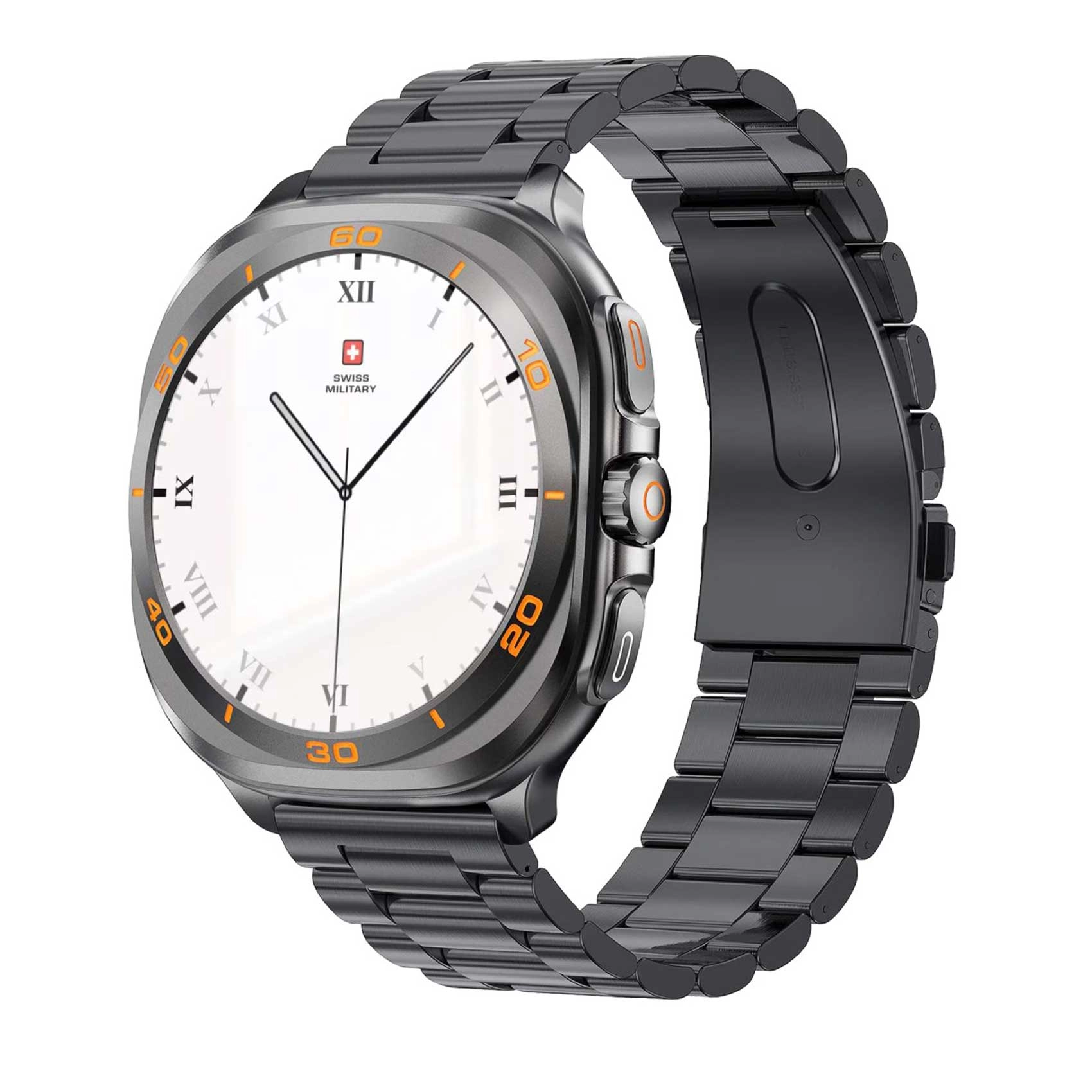 Swiss Military Dom 7 Stainless Steel GPS + VICTOR 6