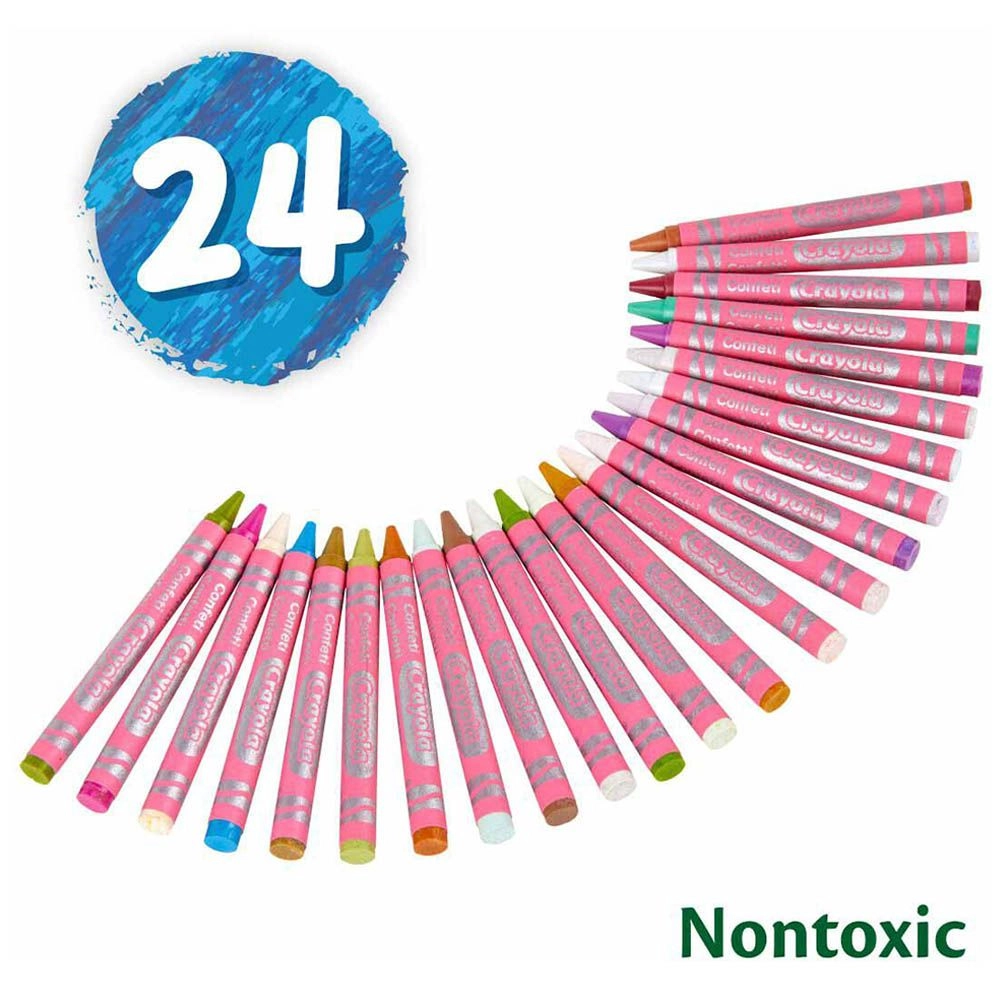 Confetti Crayons - 24 piece(s)