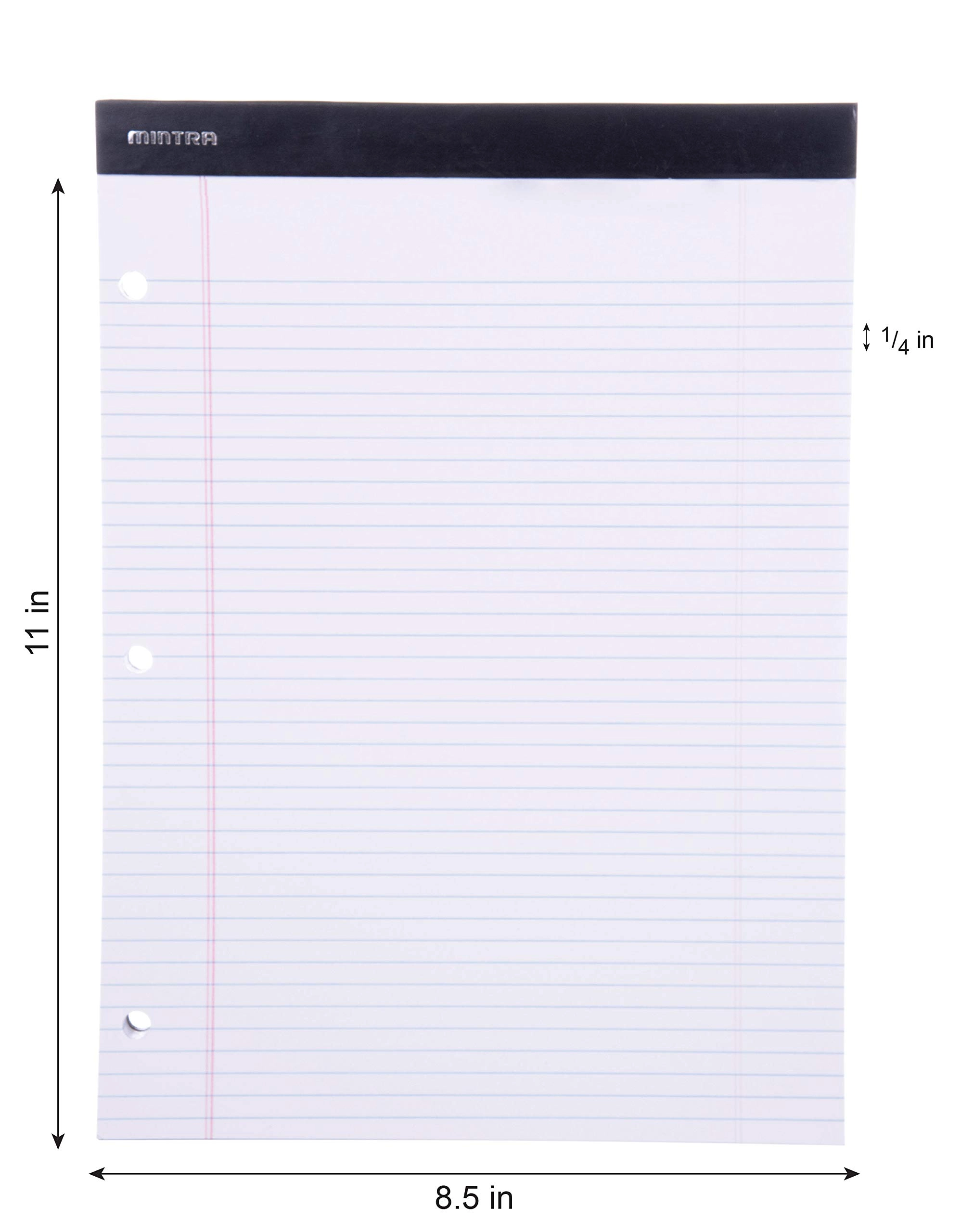 Canary Legal Pads 8.5"x11" Softcover - Lined 50 Pages