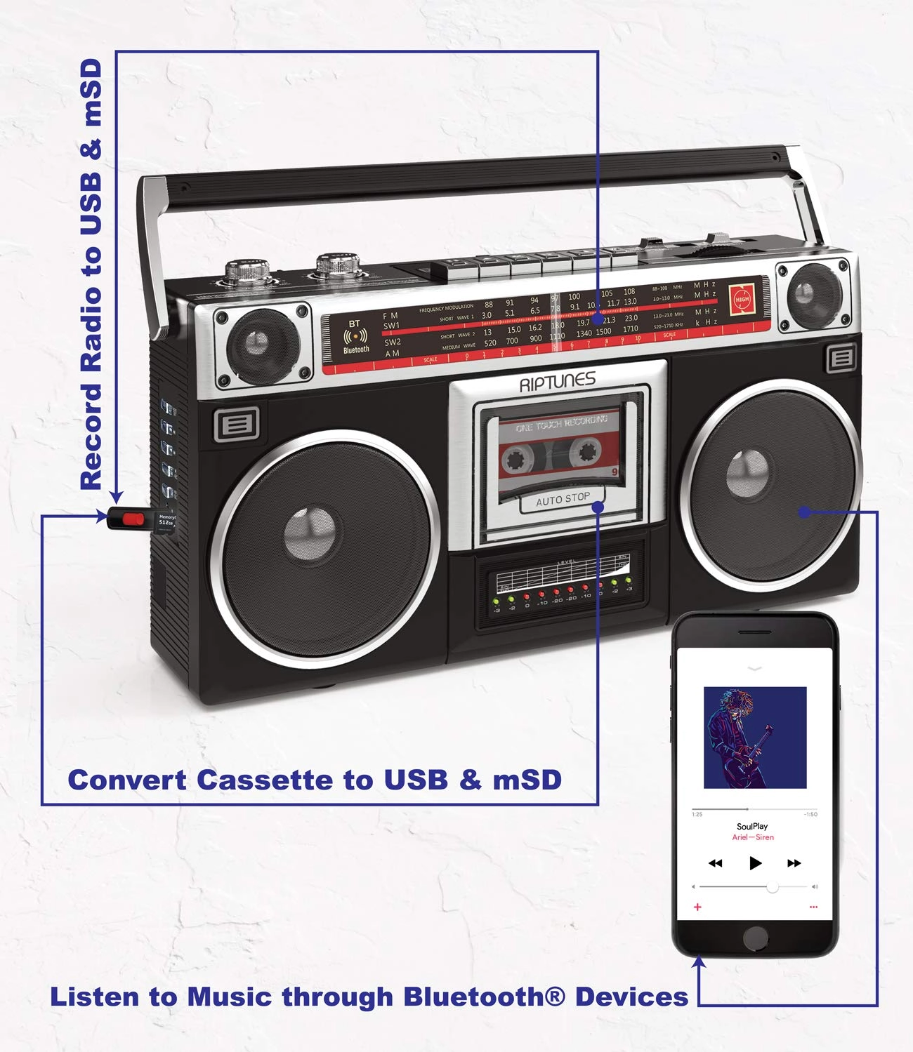 RACR-510BT - Boombox