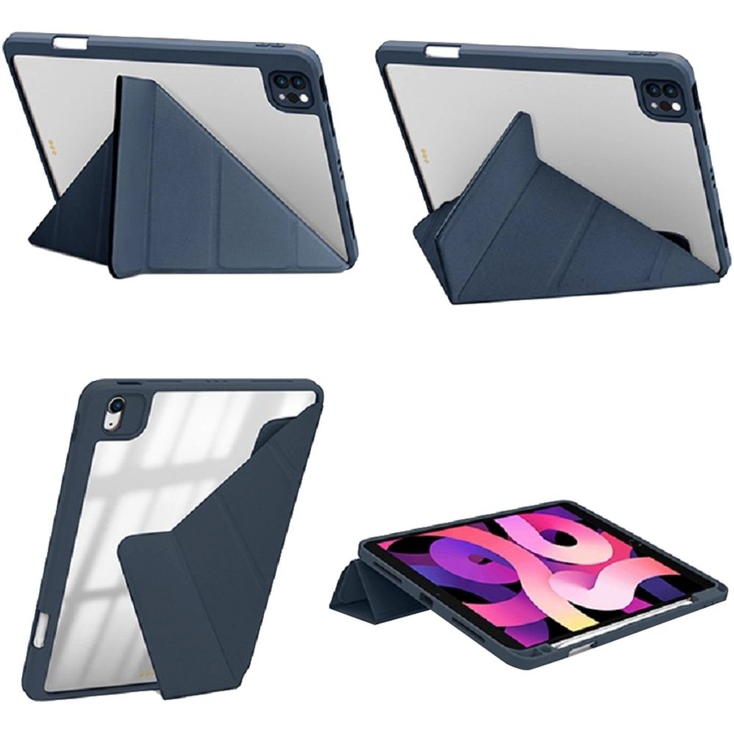 Tri-Fold Case with Pencil Holder for Apple iPad 10.2/10.5-inch