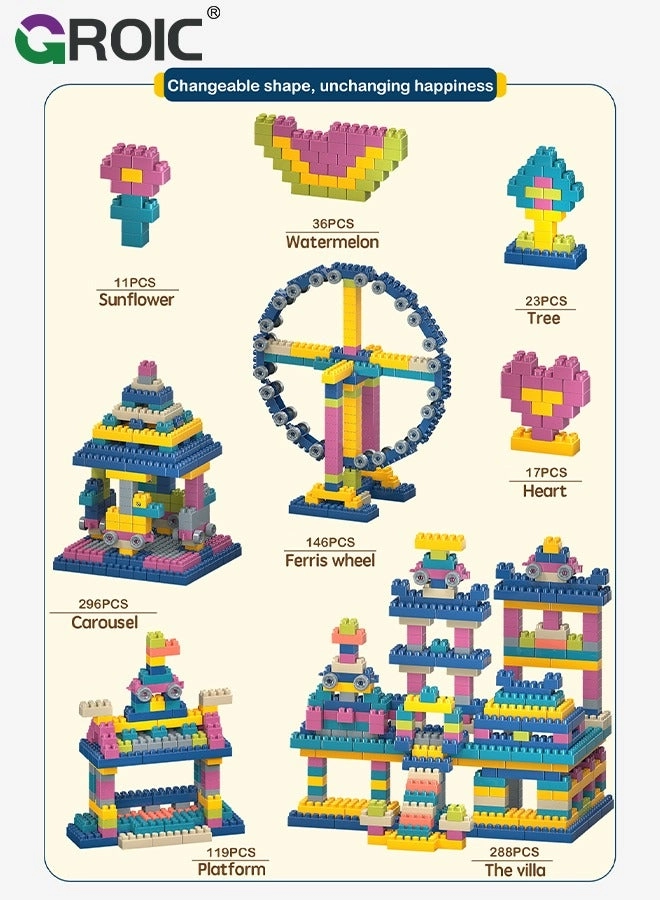 Building Blocks Set - 600 pcs