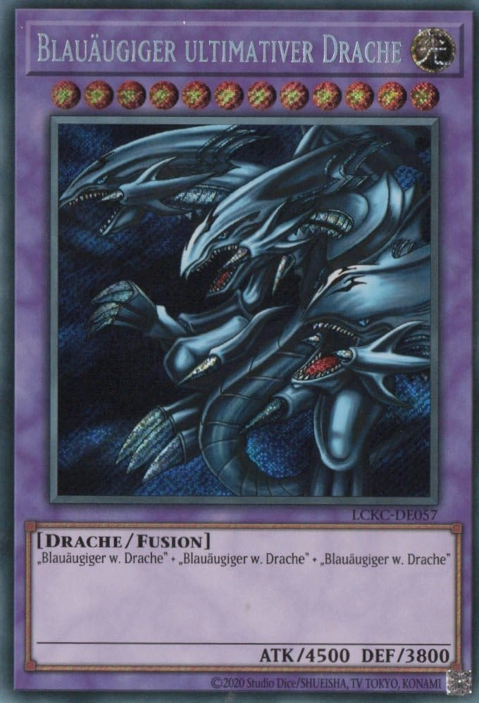 MZTCG Yugioh Blue-Eyed Ultimate Dragon LCKC-DE057 - German