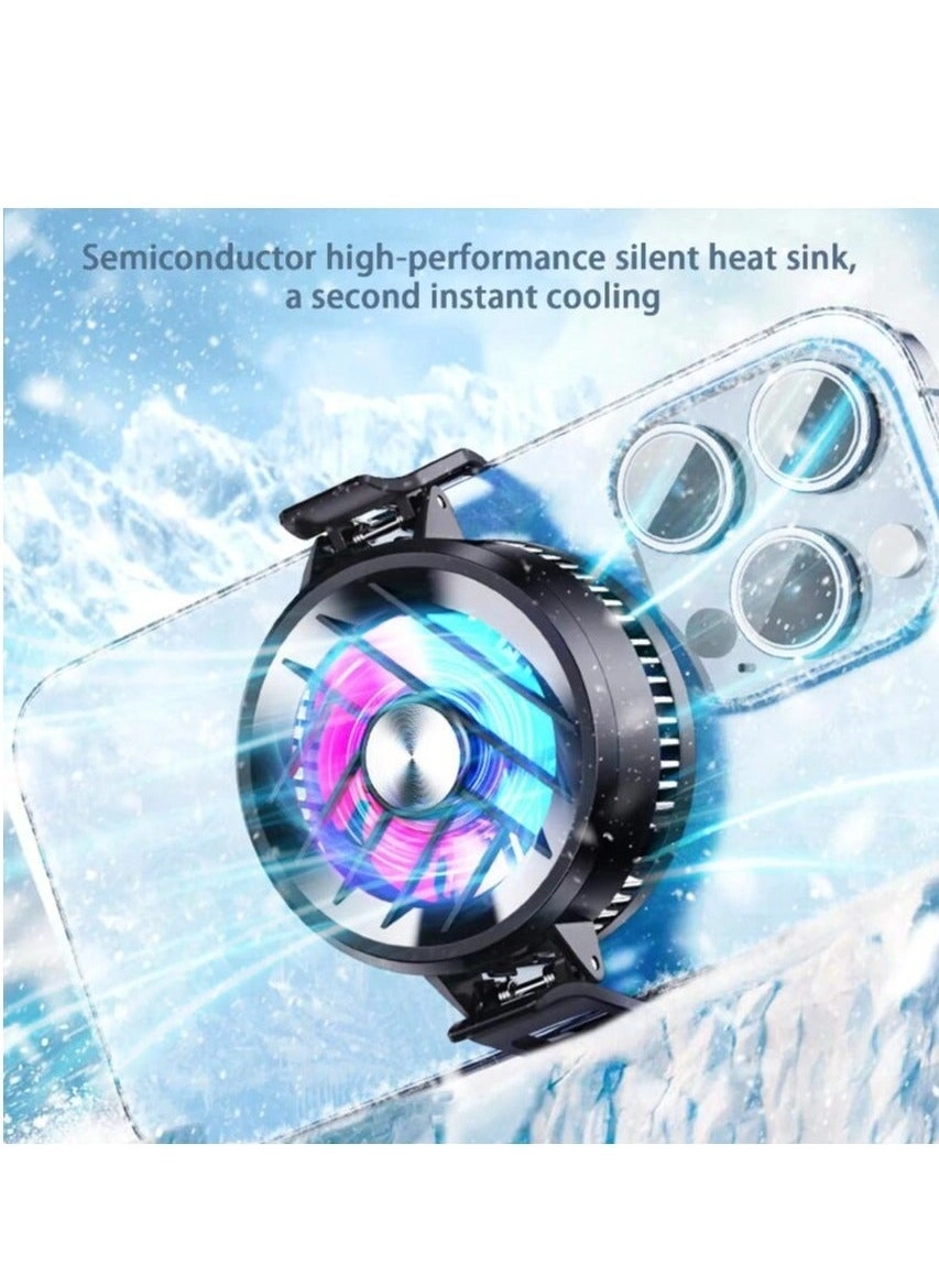 Phone Cooler - Gaming Fan with RGB