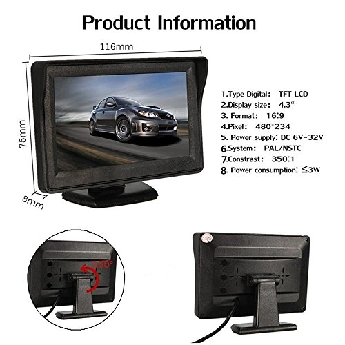 TFT LCD Auto-View - 4.3 inch 7 Inch