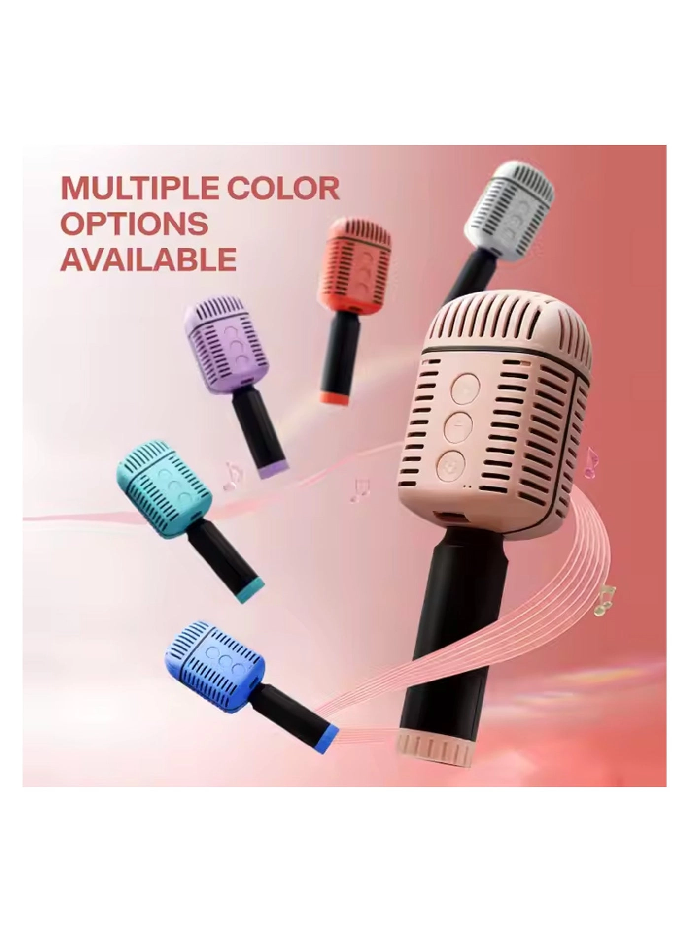 Microphone Speaker - Wireless Bluetooth Rechargeable