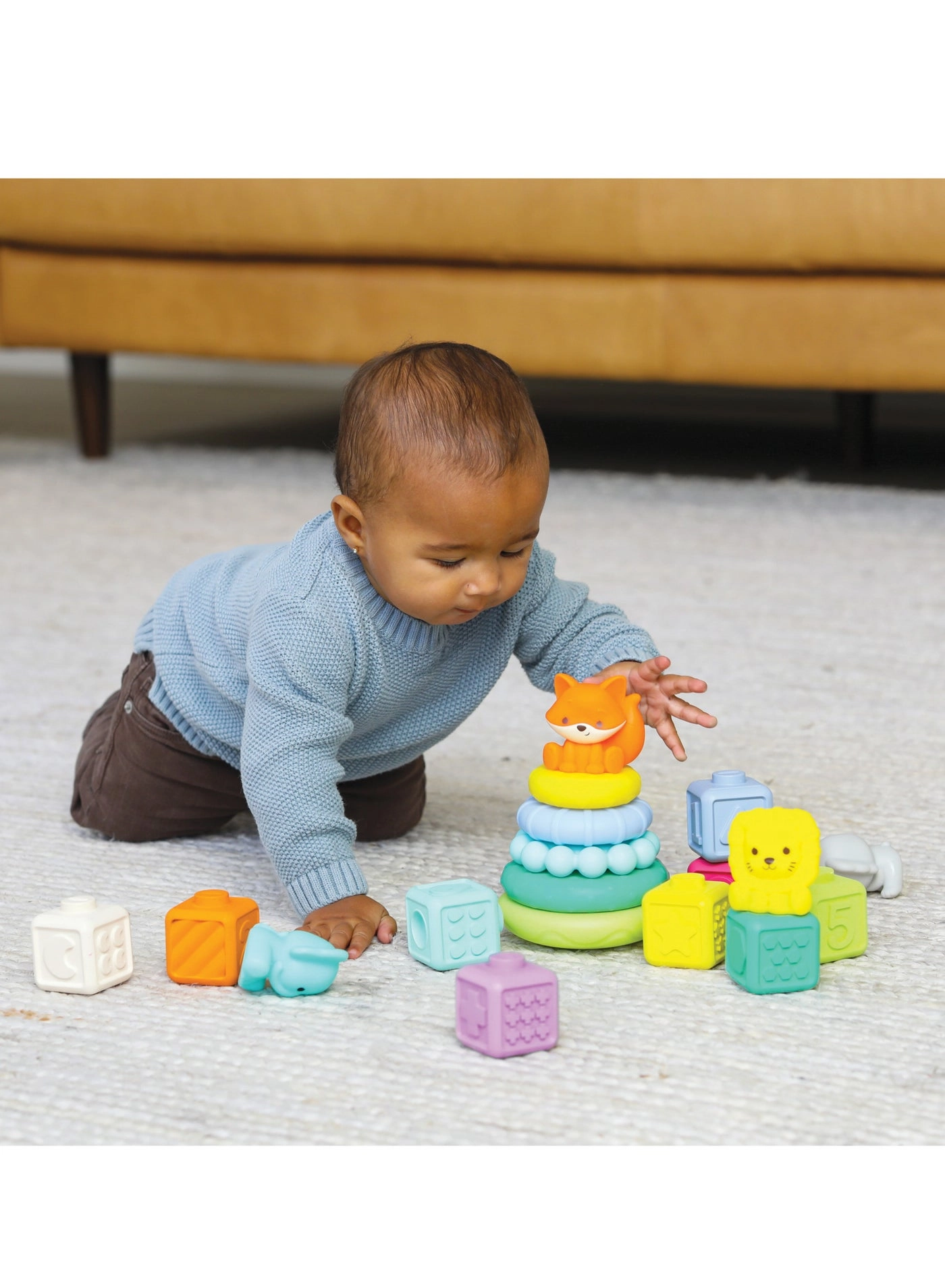 Stackables Balls Blocks And Buddies Activity Playset - Suitable from Birth 24 pieces