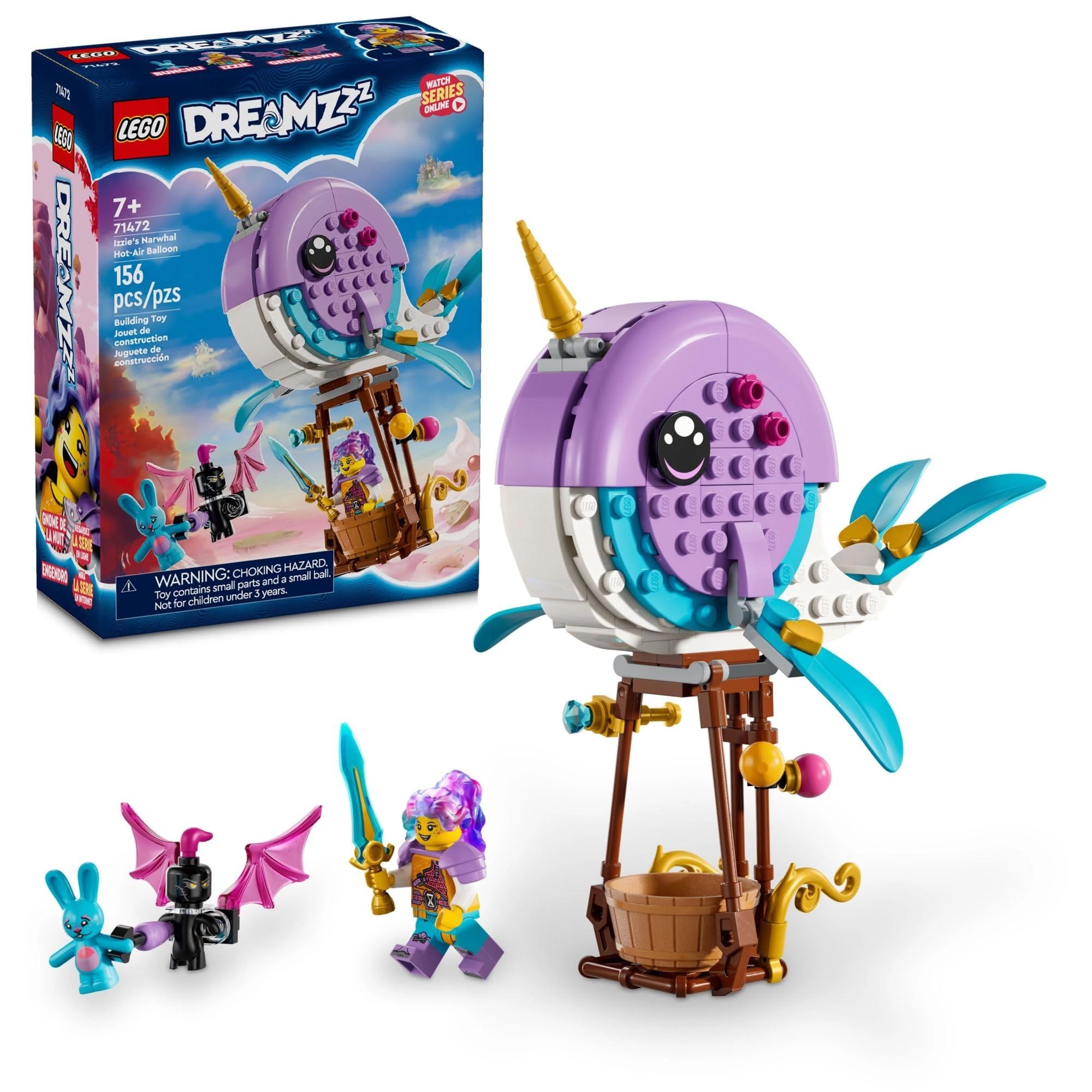 LEGO DREAMZzz Izzie's Narwhal Hot-Air Balloon (71472)