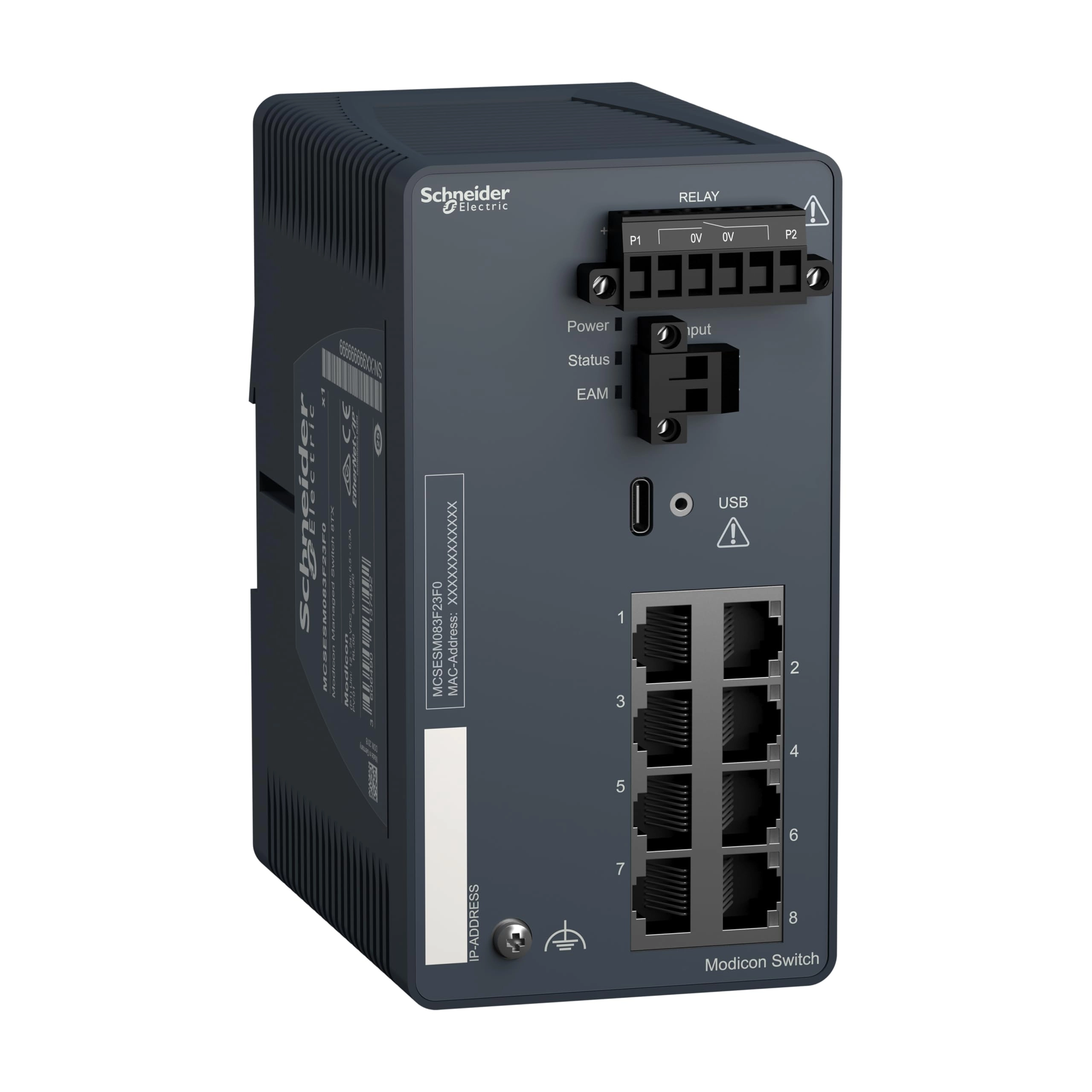 Schneider Electric MCSESM083F23F0 8-Ports