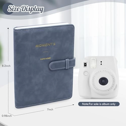 3.5x2.3" 256 Pockets PU Leather Photo Album
