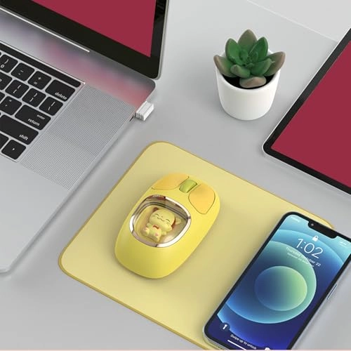 Adorable Doll Design Wireless Mouse - 2.4G Bluetooth 5.0 3.0