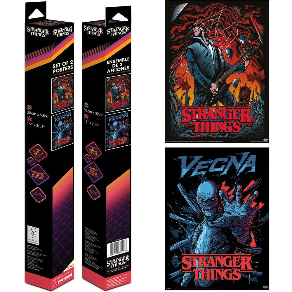 PYRAMID POSTERS Stranger Things - Fine Art Quality Paper 38 x 52 x 0.1 cm