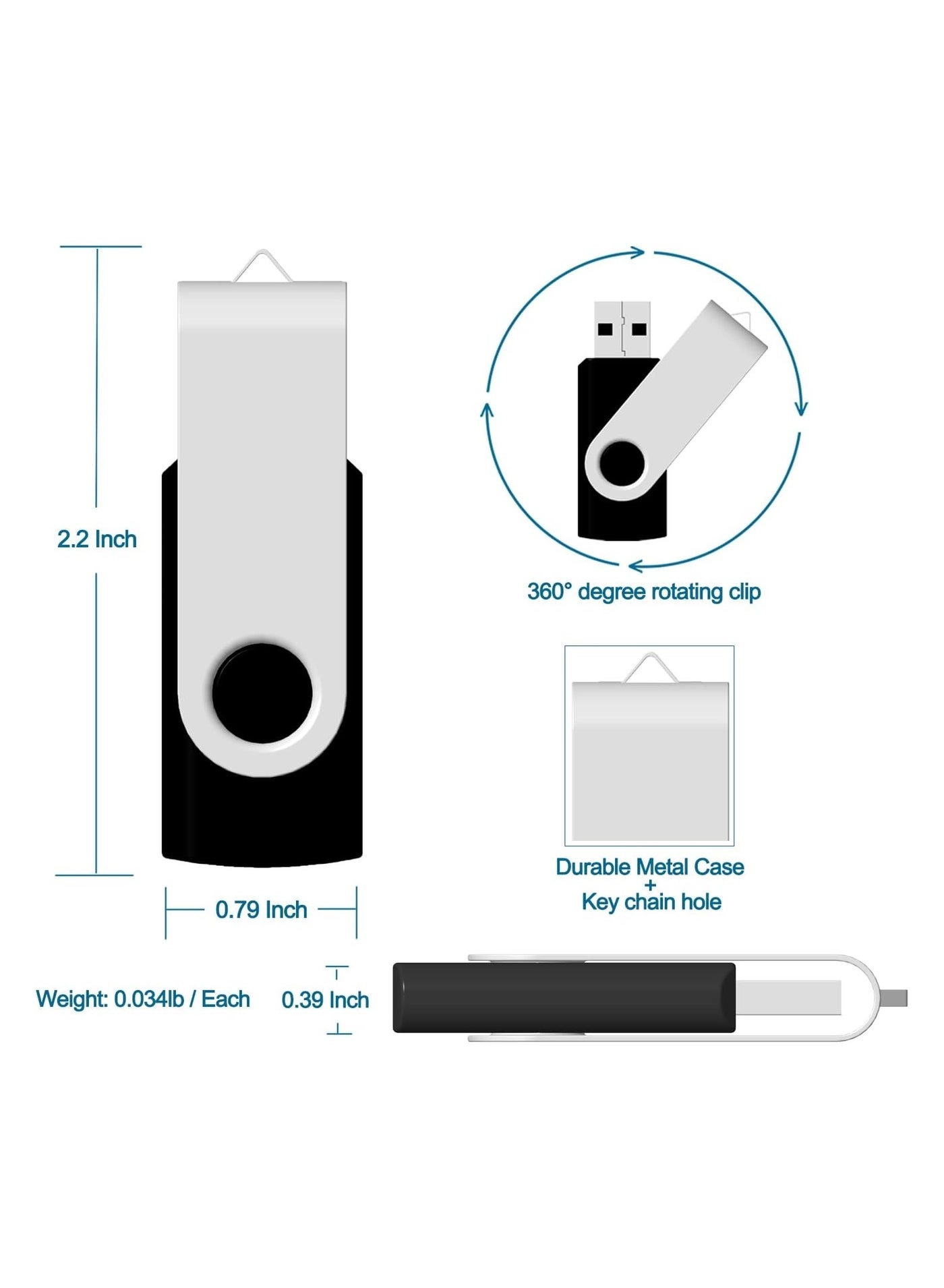 USB Flash Drive - USB2.0 2GB Pack
