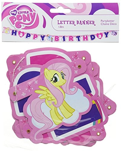 My Little Pony Rainbow Letter Banner - 1Ct Birthday