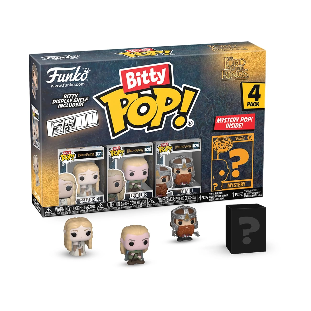 FUNKO Lord of the Rings - Galadriel + Lord of the Rings - Legolas + Lord of the Rings - Gimli + Lord of the Rings - Mystery