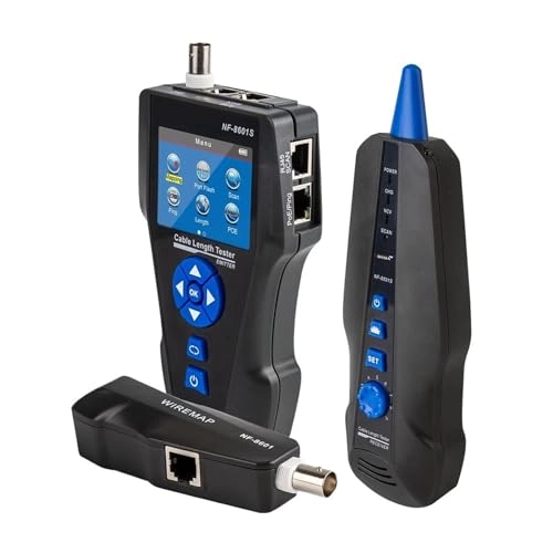 Network Cable Tester - RJ45 RJ11 BNC Length Test