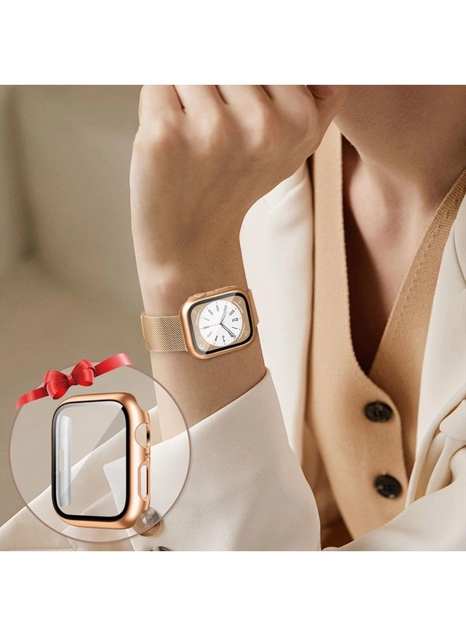 Mesh Loop Magnetic Band - 44mm Stainless Steel + Apple Watch Case - 44mm PC