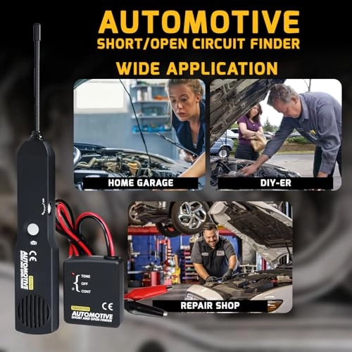 Automotive Cable Wire Tracker - Short and Open Circuit Finder 42 Volts