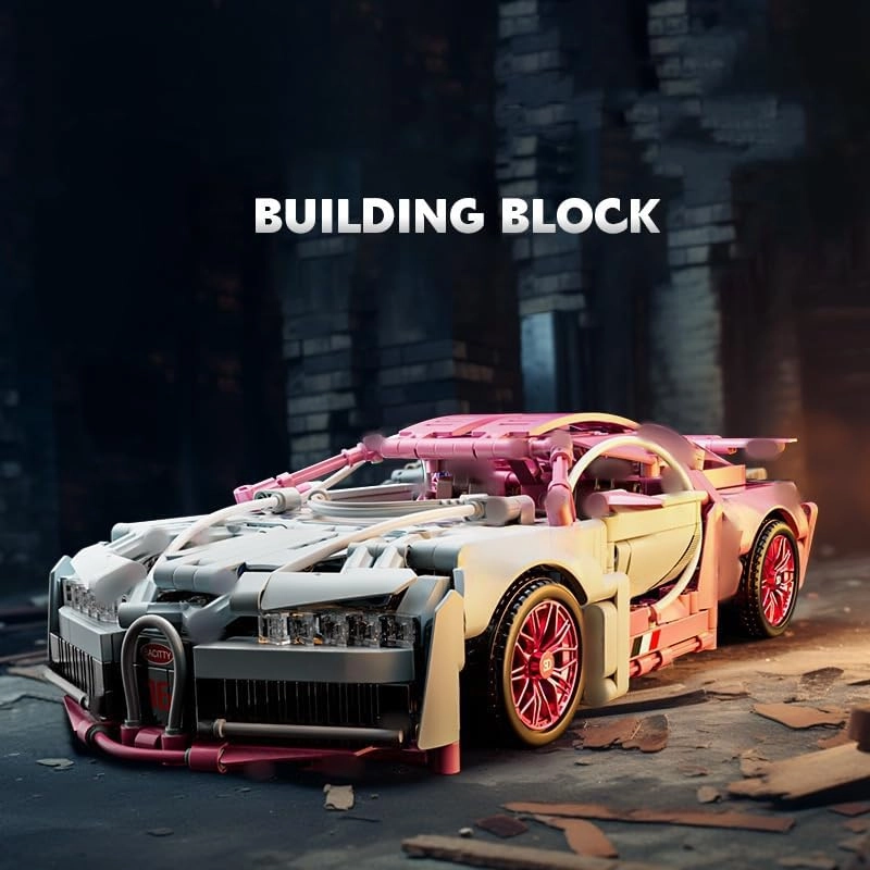 Sports Car Building Blocks Set - 1:14 1043 Pieces STEM